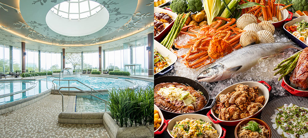 【プール＆ランチビュッフェ】リッチな気分を味わう「パワーBADEリラックス」