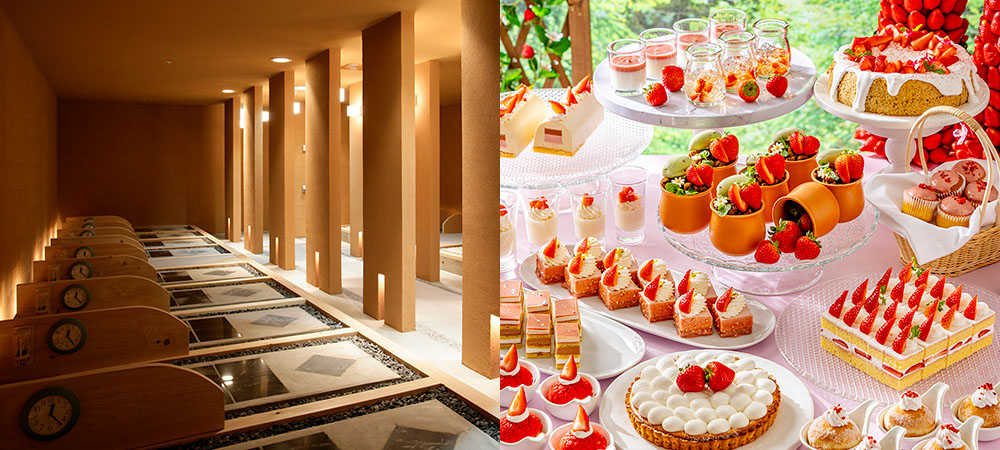 【岩盤浴＆スイーツビュッフェ】こころも体もすっきり整う「デトックス＆スイーツビュッフェ」