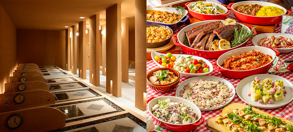 【岩盤浴＆ランチ】カラダの中から美しく「デトックス＆ランチ」