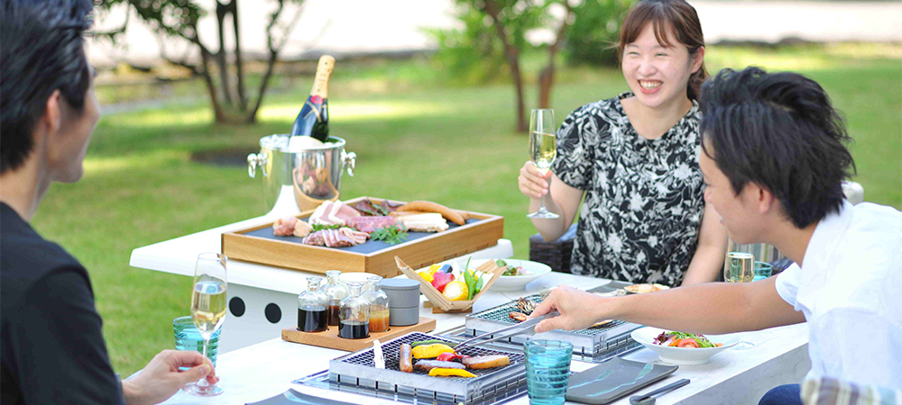 豊かな自然の中で楽しむガーデンテラスBBQが期間限定オープン！＜2026/3/1（日）～11/30（月）＞