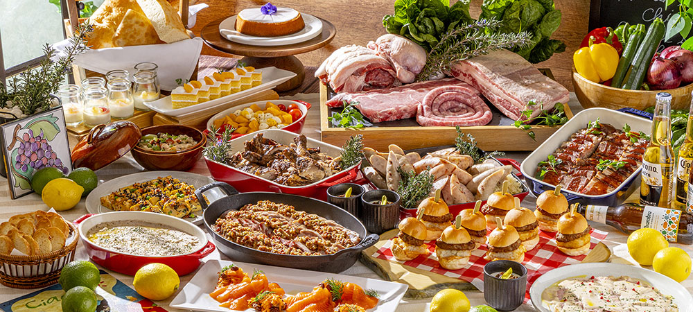 ランチビュッフェ「初夏のミートマルシェ」