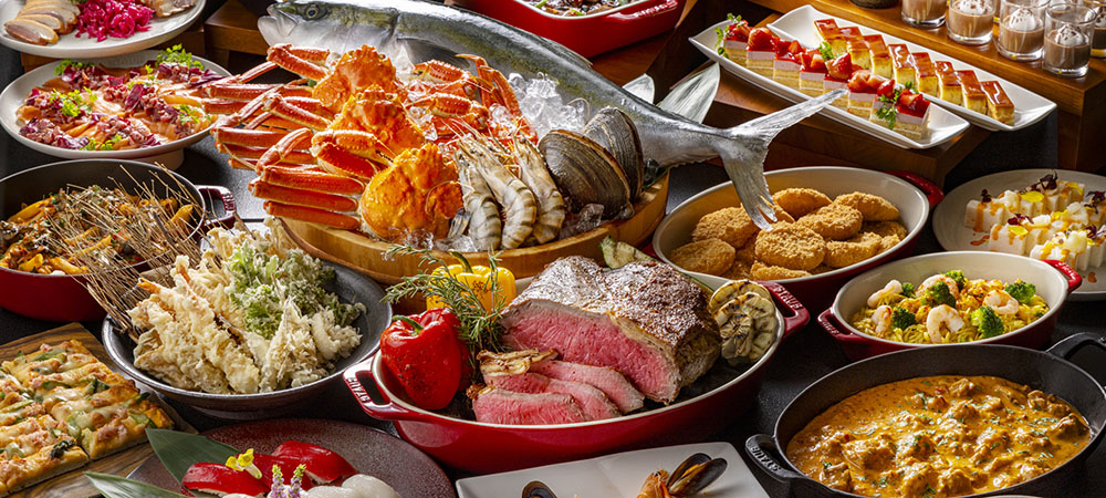 冬の海と大地の恵みディナービュッフェ ~蟹と旬のごちそう~