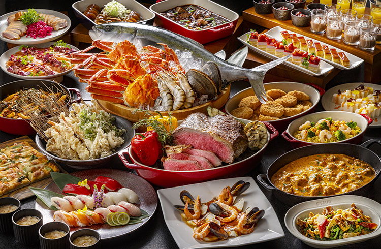 冬の海と大地の恵みディナービュッフェ ～蟹と旬のごちそう～