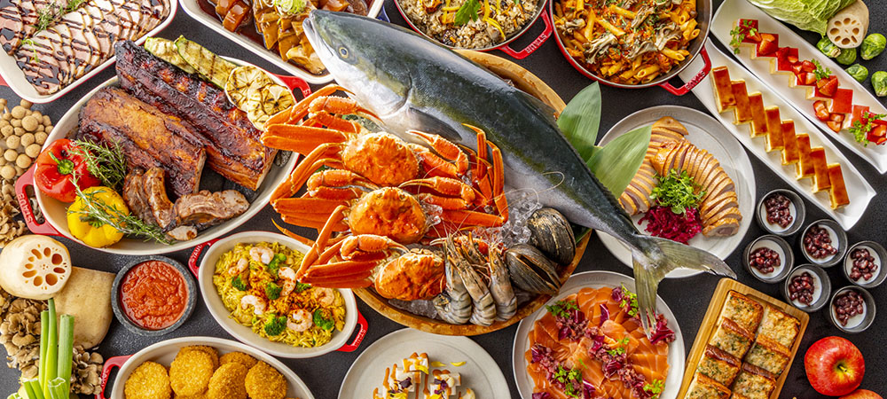 冬の海と大地の恵みランチビュッフェ ～蟹と旬のごちそう～