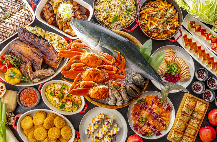 冬の海と大地の恵みランチビュッフェ ～蟹と旬のごちそう～